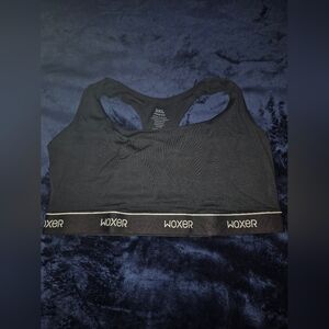 Woxer Midnight Black Sports Bra